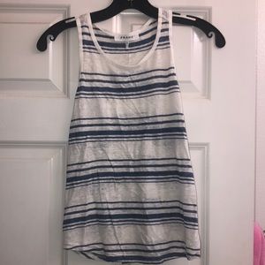 Frame striped tank